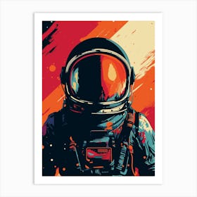 Astronaut In Space 6 Art Print