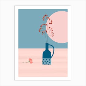 Vase Of Flowers Art Print