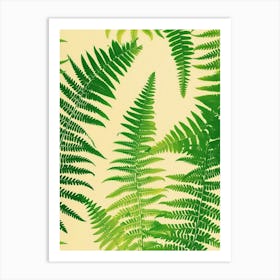 Pattern Poster Harts Tongue Fern 2 Art Print