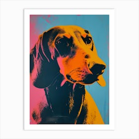 Polaroid Dog Portrait 4 Art Print