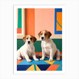 Jack Russell Terriers Art Print