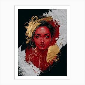 Portrait Of A Woman 46 Art Print