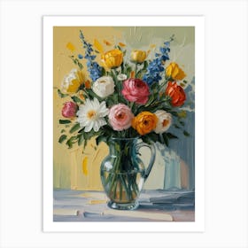 Flowers In A Vase 45 Art Print