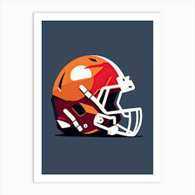 American Football Helmet 2 Art Print