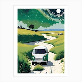 Vw Camper Van Art Print