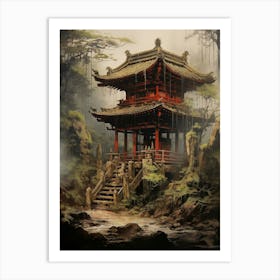 Shinto Shrines Japanese Style 4 Art Print