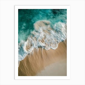 Aerial View Of A Beach 47 Art Print