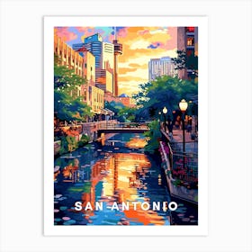 San Antonio, Texas Art Print