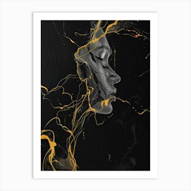 Abstract Of A Woman 46 Art Print