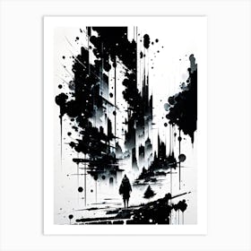 Splatter City 1 Art Print