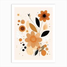 Abstract Floral Pattern Art Print