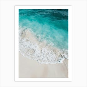 White Sand Beach Art Print