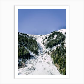 Snowy Mountain Art Print