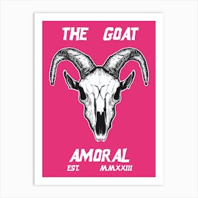 A Goat Skull Art Print