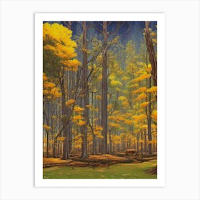 Autumn Forest 64 Art Print