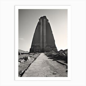 Luxor, Egypt, Black And White Photography 2 Art Print