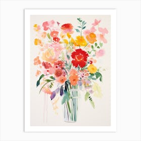 Flowers In A Vase 20 Art Print