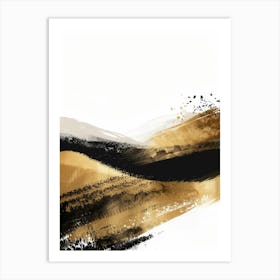 Abstract Brush Strokes 32 Art Print