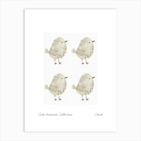 Cute Animals Collection Chick 1 Art Print
