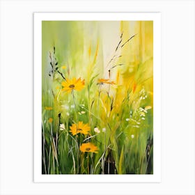 Yellow Daisies 1 Art Print