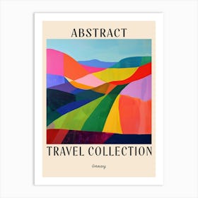 Abstract Travel Collection Poster Germany 5 Art Print