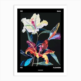 No Rain No Flowers Poster Moonflower 2 Art Print