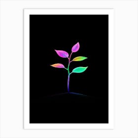 Rainbow Tree 5 Art Print