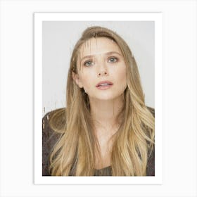 Elizabeth Olsen Film Art Print