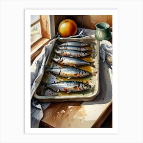 Sardines 9 Art Print