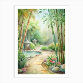 Japanese Garden Art Print