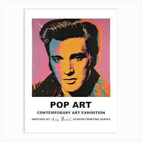 Poster Elvis Pop Art 2 Art Print