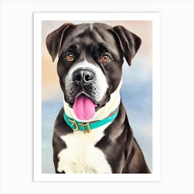 Cane Corso 4 Watercolour Dog Art Print