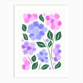 Hydrangeas Art Print