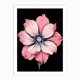 Pink Flower 10 Art Print