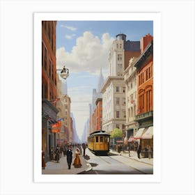 New York Street Scene Art Print