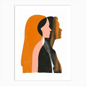 Portrait Of Women 4 Art Print