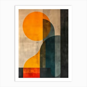 Abstract And Geometry Art Print