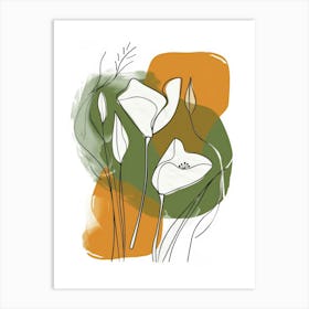 Calla Lilies 11 Art Print