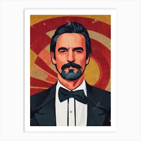 Sam Elliott Illustration Movies Art Print