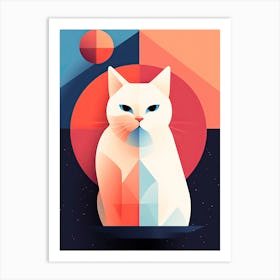 Cat In Space Art Print