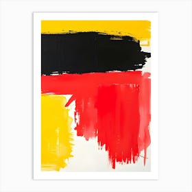 'The Flag Of Germany' Art Print