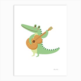Prints, posters, nursery, children's rooms. Fun, musical, hunting, sports, and guitar animals add fun and decorate the place.5 Art Print