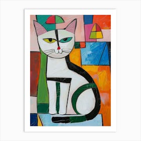 Cat Painting 13 Art Print