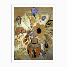 Vase Of Flowers 6 Art Print