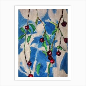 Sour Cherry 2 Classic Fruit Art Print