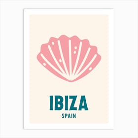 Ibiza, Spain, Graphic Style Poster 3 Art Print