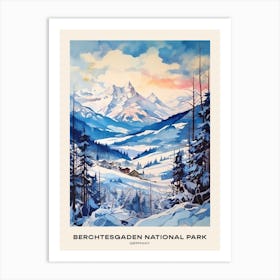 Berchtesgaden National Park Germany 8 Poster Art Print