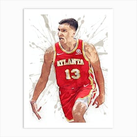 Bogdan Bogdanovic Atlanta Hawks 1 Art Print