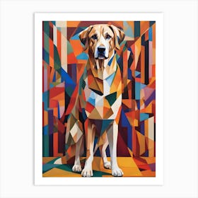 Anatolian Shepherd Dog Abstract Art Print