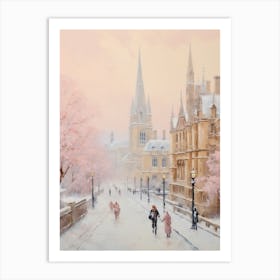 Dreamy Winter Painting Oxford United Kingdom 2 Art Print